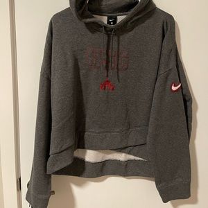 Nike USC high, low cropped hoodie! 🖤